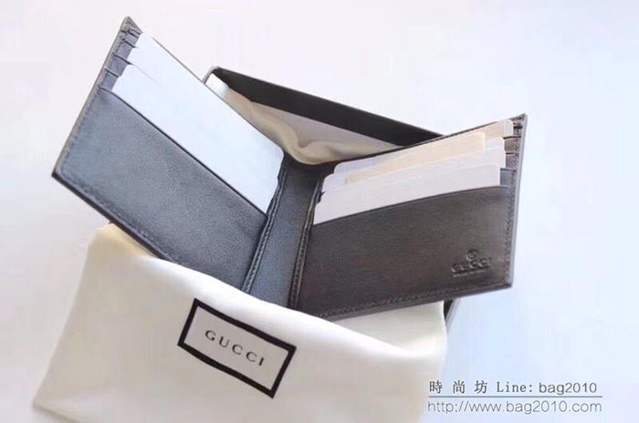GUCCI古馳 錢包 實物拍攝 原廠材料 男士短錢夾 451268   ydgq3244